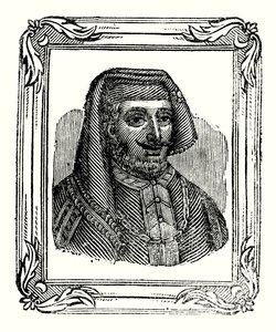 Henry IV ble født i 1366, kronet i 1399 og døde i 1413 (gravering) av English School