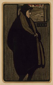 Henry Irving, skuespiller (gravering) av English School