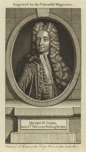 Henry St John, avdøde Lord Viscount Bolingbroke av English School