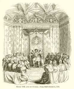 Henry VIII og hans råd av English School