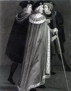 Henry VII med Richard Empson og Sir Edmund Dudley (gravering) av English School