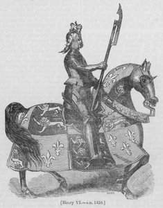 Henry VI, AD 1450 av English School