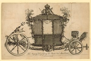 Hennes Majestet Kong George III Ny statstrener av English School