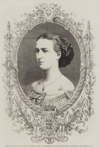 Hennes Kongelige Høyhet Prinsesse Alexandra (gravering) av English School