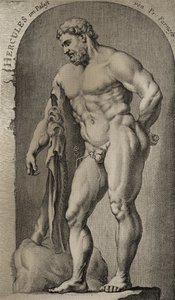 Hercules henter Hesperidenes gyldne epler av English School