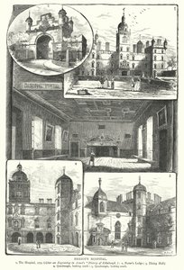 Heriot's Hospital (gravering) av English School