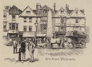 High Street, Whitechapel (gravering) av English School