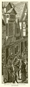 High Street of Oxford, Time of Wycliffe, 1300-tallet av English School