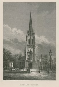 Highgate Church, London av English School