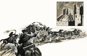 Highwaymen jakter på en trener av English School