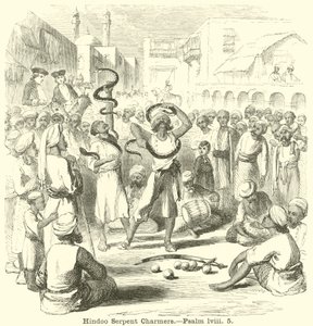 Hindoo Serpent Charmers, Salme, lviii, 5 av English School