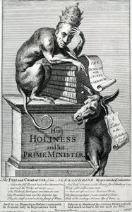 Hans hellighet og hans statsminister, 1729 av English School
