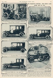 His Majestys Motors: King George Vs Cars fra 1899-1935, fra The Illustrated London News, 4. mai 1935 av English School