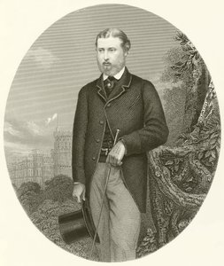 Hans kongelige høyhet Albert Prince of Wales av English School