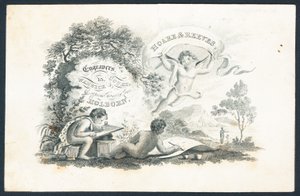 Hoare & Reeves, gravører, handelskort av English School