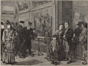 Feriefolk på Nasjonalgalleriet av English School