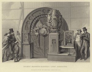 Holmes elektromagnetiske lysapparat av English School