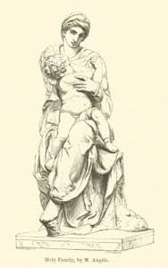 Holy Family, av M Angelo (gravering) av English School