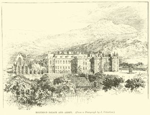 Holyrood Palace og Abbey av English School