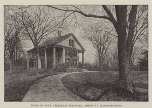 Heimat von John Greenleaf Whittier, Amesbury, Massachusetts von English School
