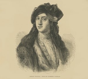 Horatio Walpole fra et autentisk portrett (gravering) av English School