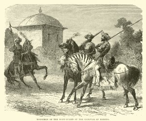 Ryttere fra livvakten til Gaiwar of Baroda av English School
