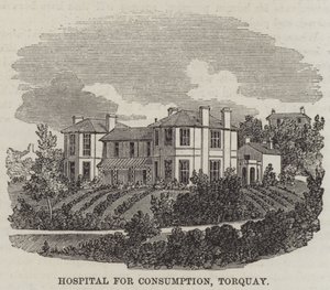Hospital for Consumption, Torquay (gravering) av English School