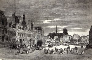 Hotel de Ville, Paris, 1847 av English School