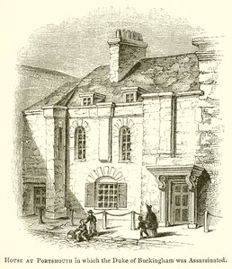 Hus i Portsmouth der hertugen av Buckingham ble myrdet