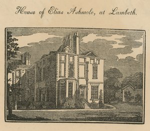 House of Elias Ashmole på Lambeth av English School