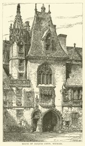 House of Jacques Coeur, Bourges (gravering) av English School