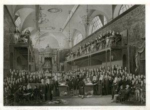 House of Lords under den viktige etterforskningen i 1820 av English School