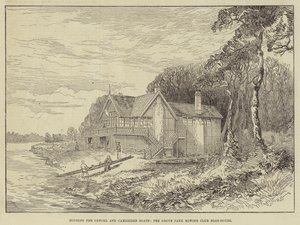 Huset Oxford- og Cambridge-båtene, Grove Park Rowing Club Boat-House (gravering) av English School