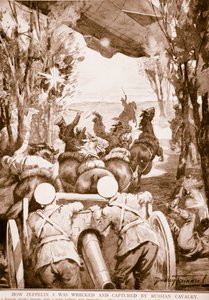 Hvordan Zeppelin 5 ble vraket og tatt til fange av russisk kavaleri, 1914-19 av English School