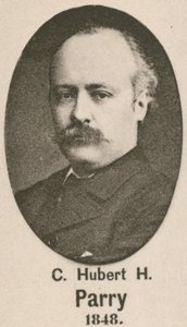 Hubert Parry (gravering) av English School