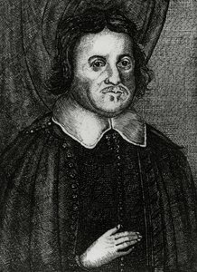 Hugh Peters, trykt av Peter Cole, ca. 1655 av English School