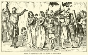 Hugh de Moreville and the Vows of the Heron av English School