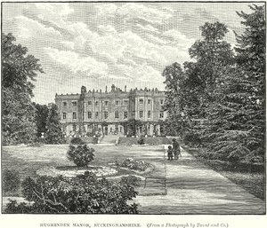 Hughenden herregård, Buckinghamshire (gravering) av English School