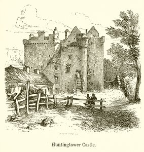 Huntingtower Castle av English School