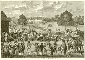 Hyde Park på søndag av English School