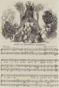 Hymn of Universal Harmony (gravering) av English School