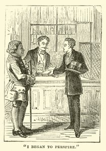 Ich begann zu schwitzen