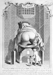 Idol-tilbedelse eller veien til fortrinn, 1740 av English School
