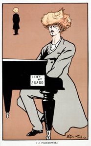Ignacy Jan Paderewski , polsk pianist, komponist, politiker og uavhengighetsforkjemper av English School