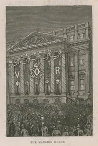 Belysninger som pryder Mansion House av English School