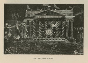 Belysninger og dekorasjoner pryder Mansion House av English School