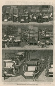 Illustrert journalistikk: Maskineri for å trykke Illustrated London News av English School