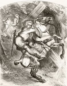 Illustrasjon etter J. Tenniel for diktet 