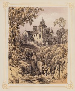 Illustrasjon til Bunyans Pilegrimsreise (lito) av English School