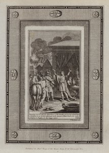 Illustrasjon for Homer's Iliaden (gravering) av English School